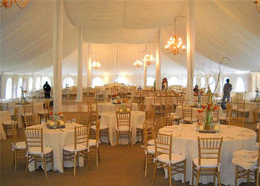 30x50m 당 SGS를 위한 이중 코팅 PVC 백색 명확한 지붕 결혼식 천막