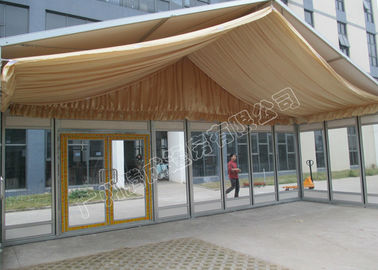 PVC 지붕 덮개 그리고 유리벽 천막 당 훈장을 가진 고전적인 호화스러운 케냐 천막