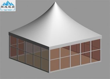 백색 지붕 샌드위치 패널 벽을 가진 다중층 방수 닫집 천막 20 x 20M