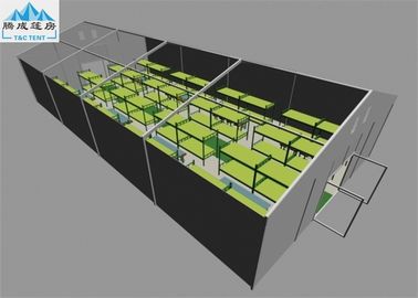 환경 친화적인 10 x 20M 회의를 위한 유리/아BS 벽을 가진 방수 닫집 천막