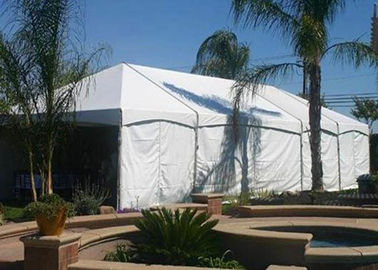 Heavy Duty Waterproof Pvc Fabric Pole Strech Tents / Event Marquee Tent For 5 + Person