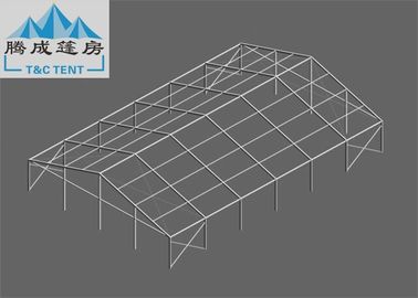 20x30m Snowproof 축하를 위한 명확한/샌드위치 벽을 가진 방연제 백색 PVC 알루미늄 합금 천막